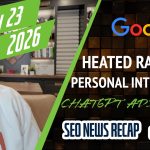 Search News Buzz Video Recap: Google Search Double Heated, Personal Intelligence in AI Mode, ChatGPT Ads &amp; Apple Siri Updates Coming