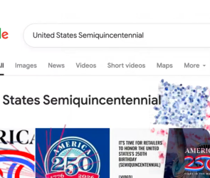 Google Search is celebrating 250 years of America.