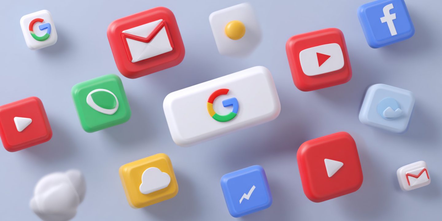 Google Gmail Youtube Drive Icons