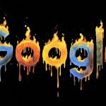 Google Logo Fire Melt