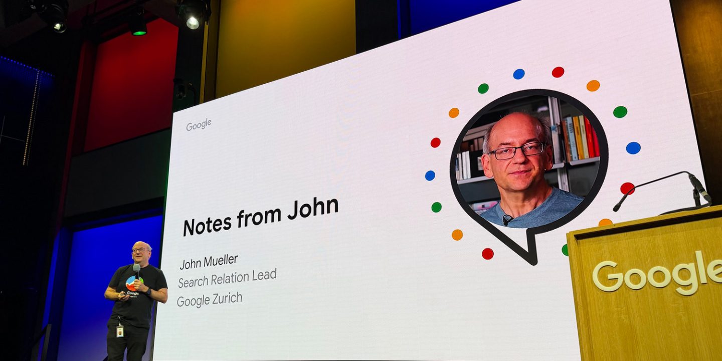 John Mueller Google Zurich