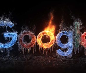Google Cold Fire Logo