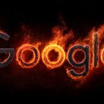 Google Logo Fire