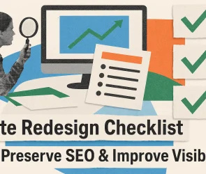Site redesign checklist to preserve SEO &amp; improve visibility
