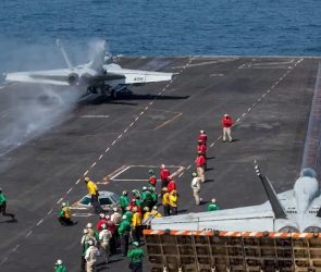 US President Donald Trump warned Iran of unprecedented force if it retaliated as fresh blasts were were heard across the Gulf cities of Dubai, Doha, and Manama on Sunday.