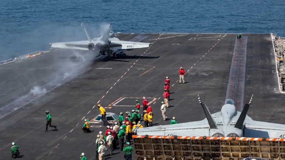 US President Donald Trump warned Iran of unprecedented force if it retaliated as fresh blasts were were heard across the Gulf cities of Dubai, Doha, and Manama on Sunday.