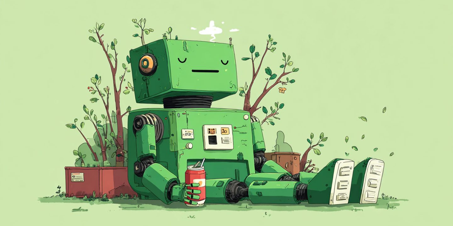 Green Robot Break