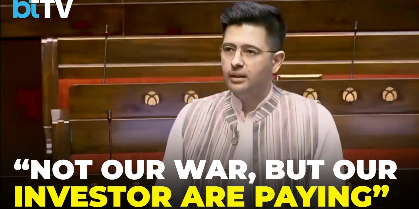 "This Is Not Our War": Raghav Chadha Flags ₹48 Lakh Crore Investor Loss Amid Market Shock