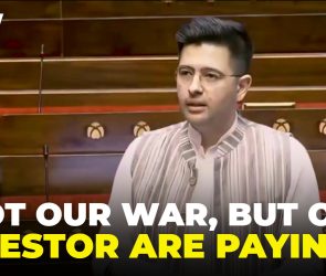 "This Is Not Our War": Raghav Chadha Flags ₹48 Lakh Crore Investor Loss Amid Market Shock