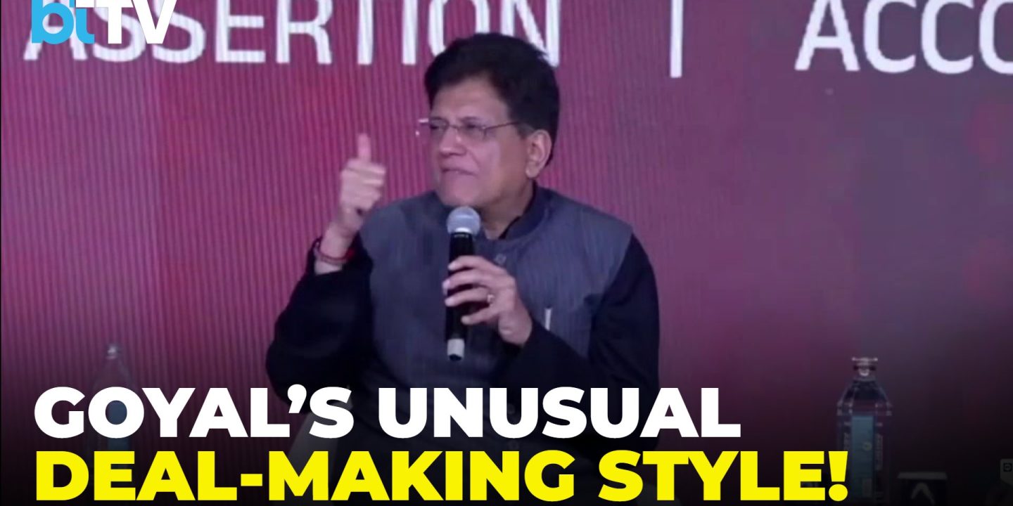 Ice Cream, Coffee And A Handshake: Piyush Goyal Reveals How Big Trade Deals Were Sealed