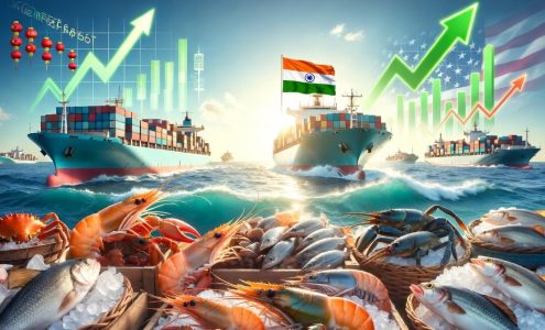 The fall in US-bound exports was offset by China, EU, and Southeast Asia (AI generated image)
