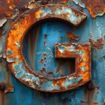 Google Logo Corroded