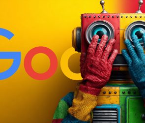 Google Robot Covering Eyes