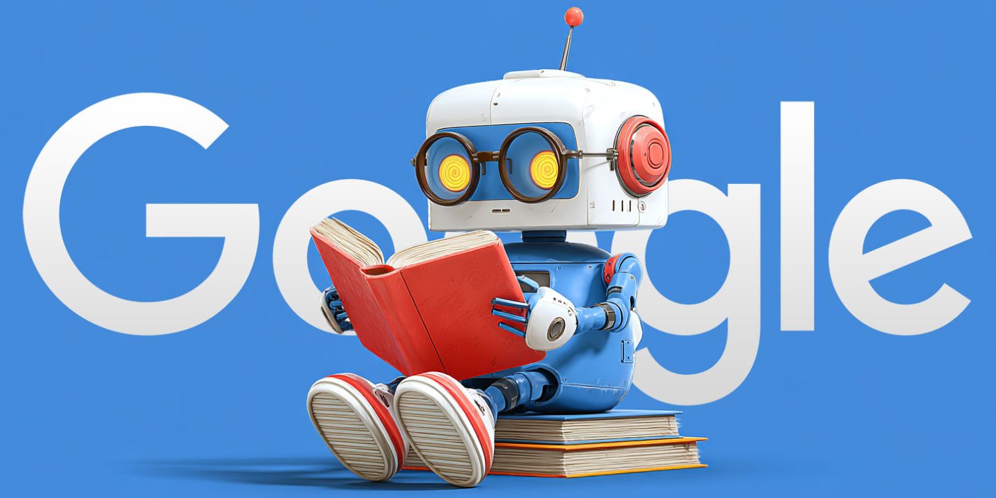 Google Robot Reading Book