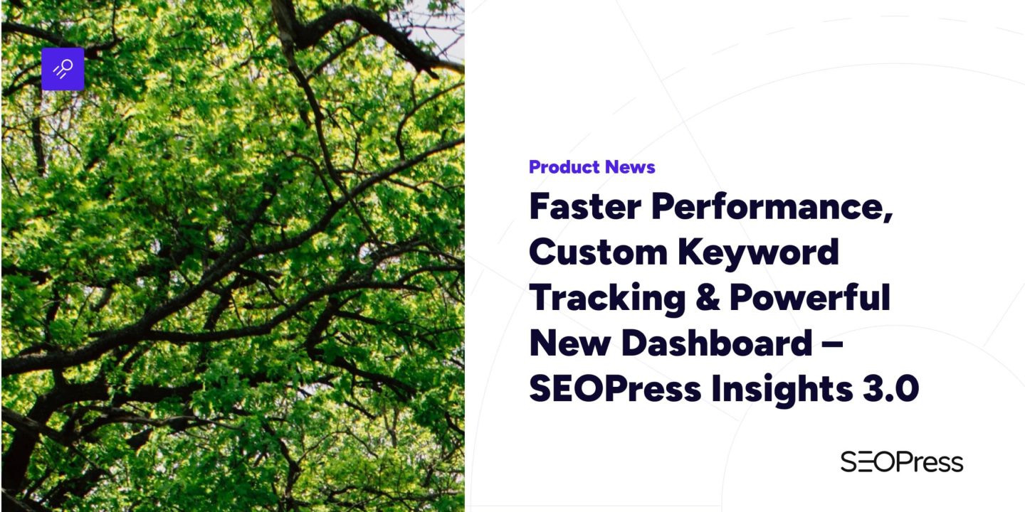 Faster Performance, Custom Keyword Tracking & Powerful New Dashboard – SEOPress Insights 3.0