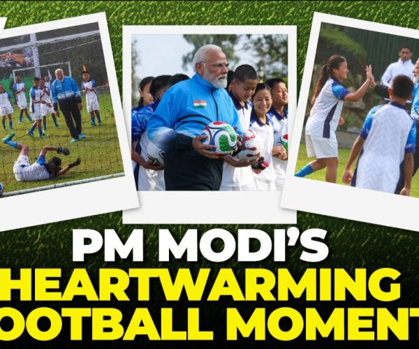 A Football Morning In Gangtok! PM Modi Bonds, Plays, And Celebrates With Sikkim’s Young Stars