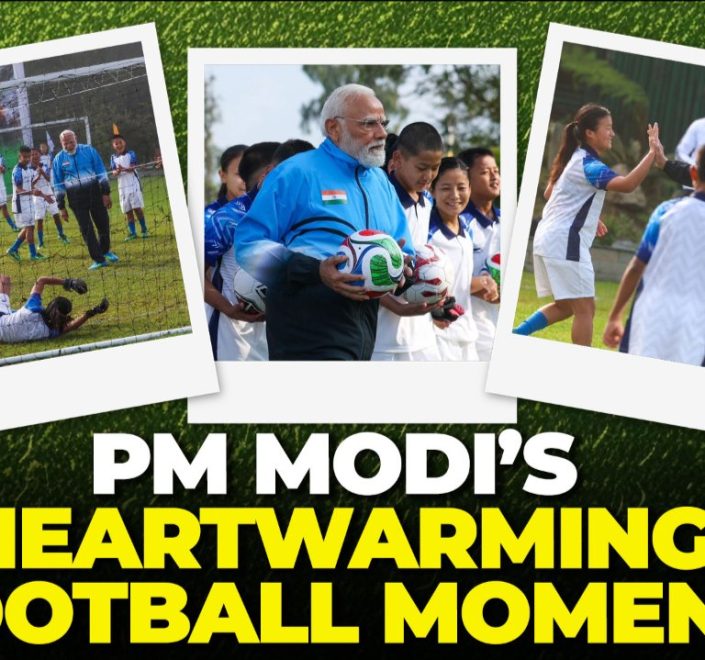 A Football Morning In Gangtok! PM Modi Bonds, Plays, And Celebrates With Sikkim’s Young Stars