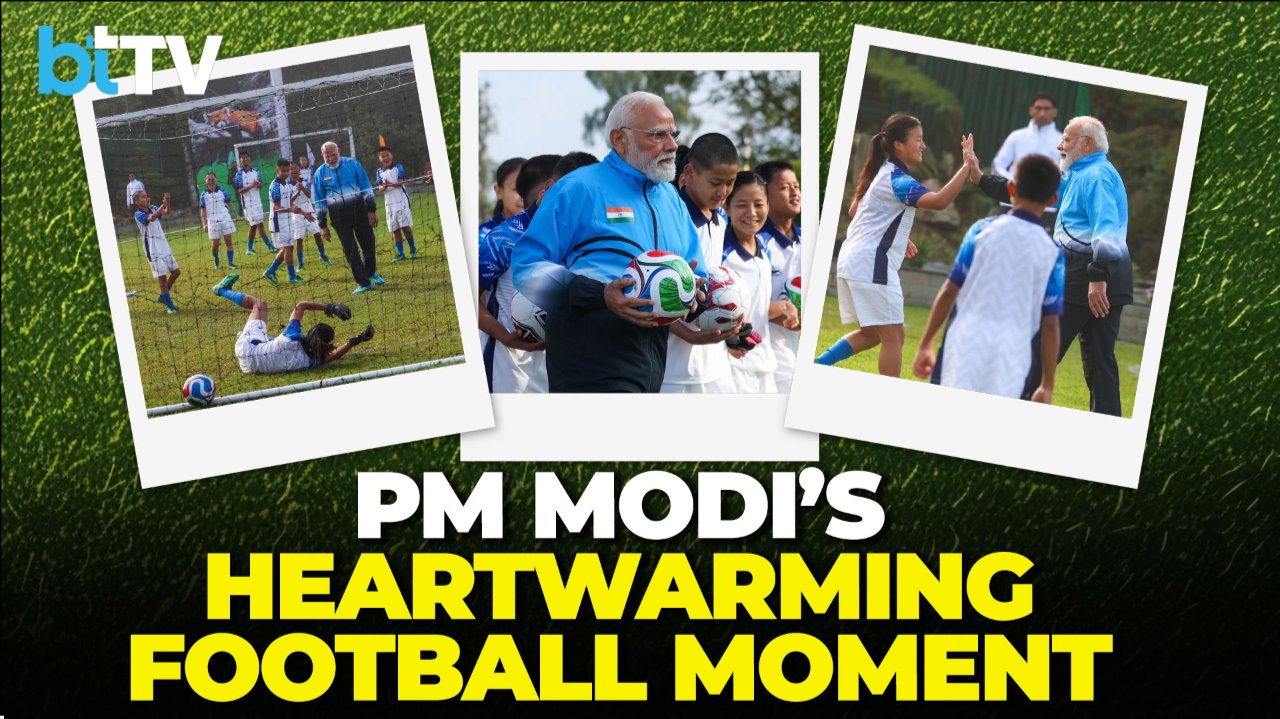 A Football Morning In Gangtok! PM Modi Bonds, Plays, And Celebrates With Sikkim’s Young Stars