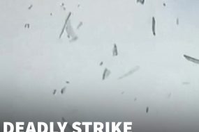 #Watch Chilling CCTV Footage: Israeli Strike Hits Busy Street In Lebanon | Blast Kills 6 Instantly