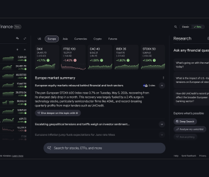 The new AI-powered Google Finance is expanding to Europe.
