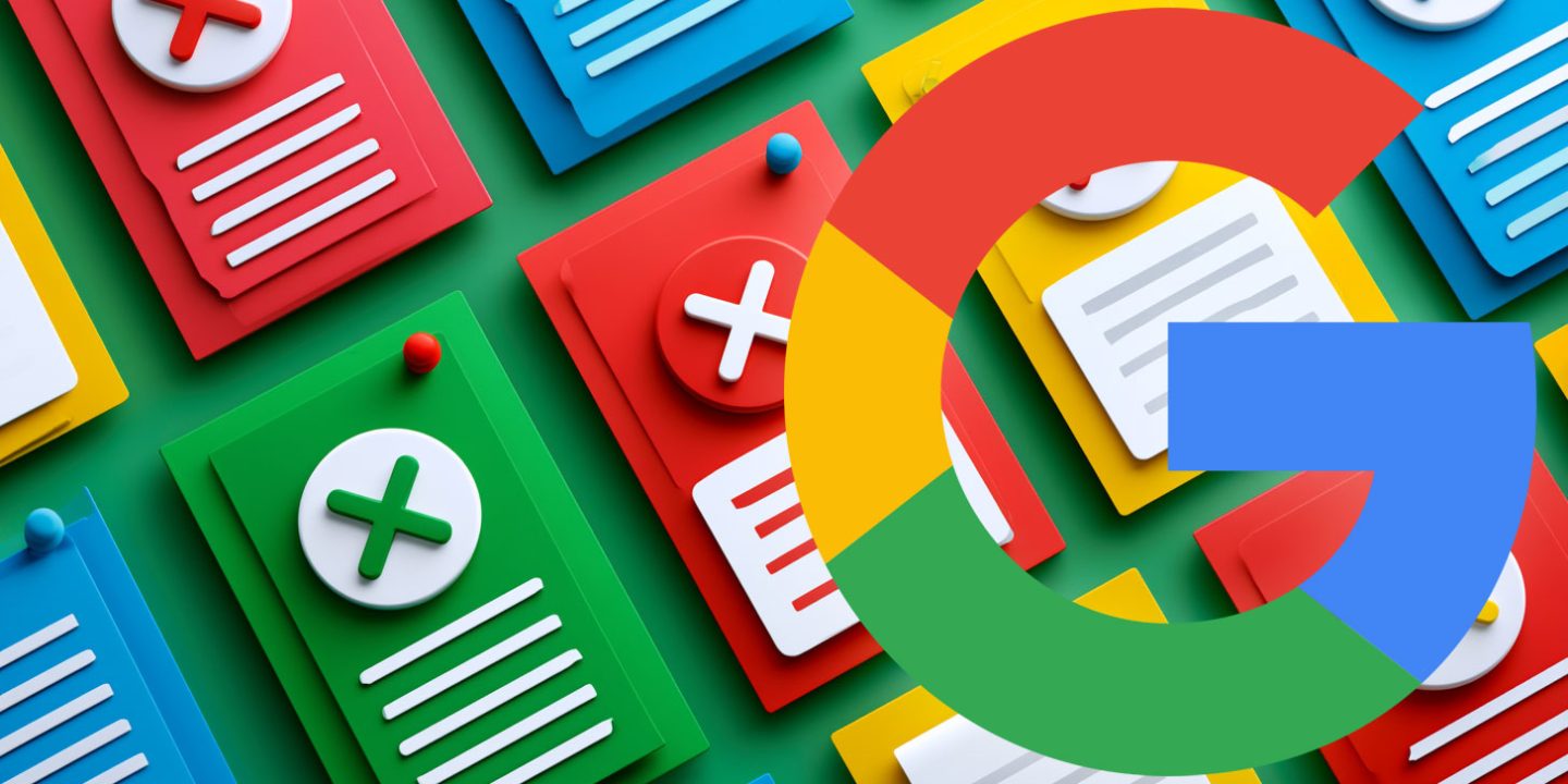 Google Rejection Notice Header