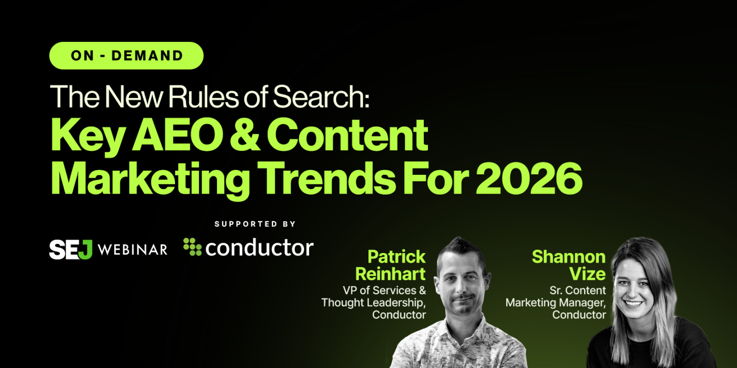 The New Rules of Search: Key AEO & Content Marketing Trends for 2026