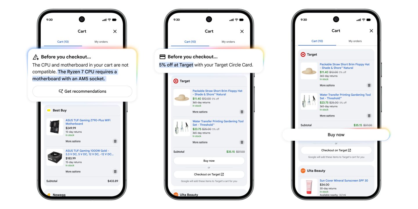Google Announces New Universal Cart At I/O