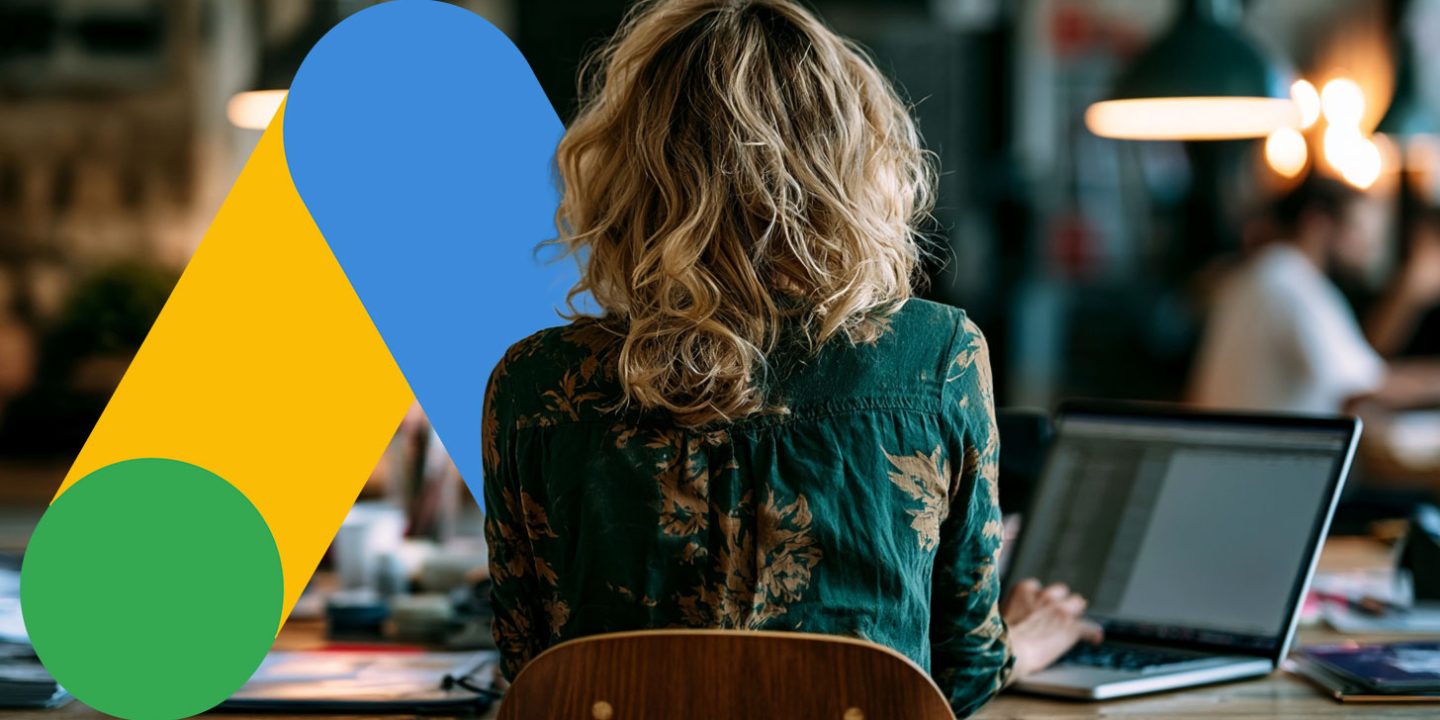 Woman Computer Office Google Ads Logo