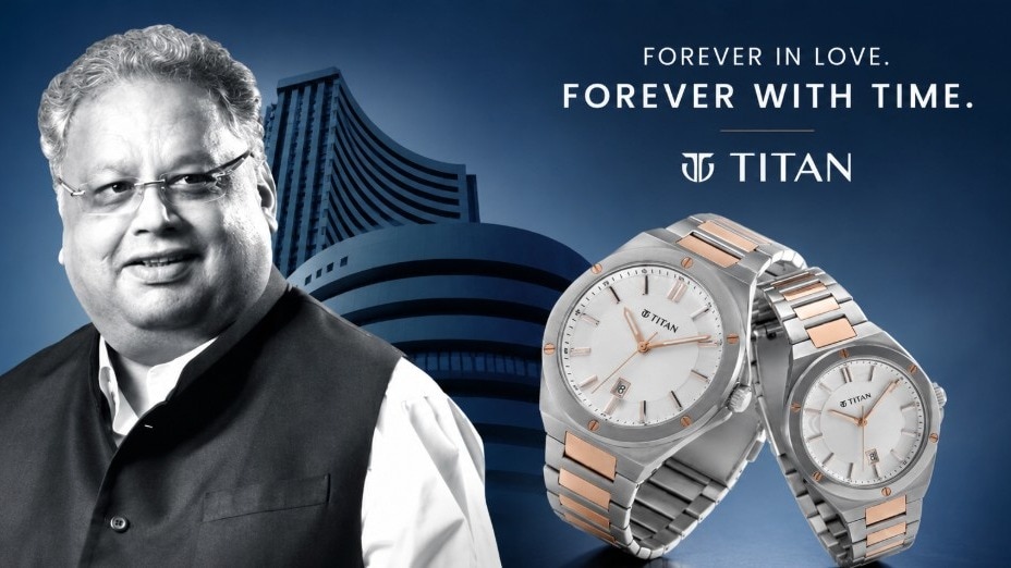 Rakesh Jhunjhunwala began buying Titan around 2003-04 at ₹30-35 a share, betting on its brands, management and Tanishq's long-term growth potential.