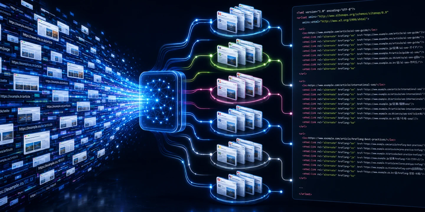 How AI helped build hreflang XML sitemaps at scale