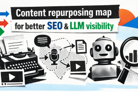 Content repurposing map for better SEO and LLM visibility