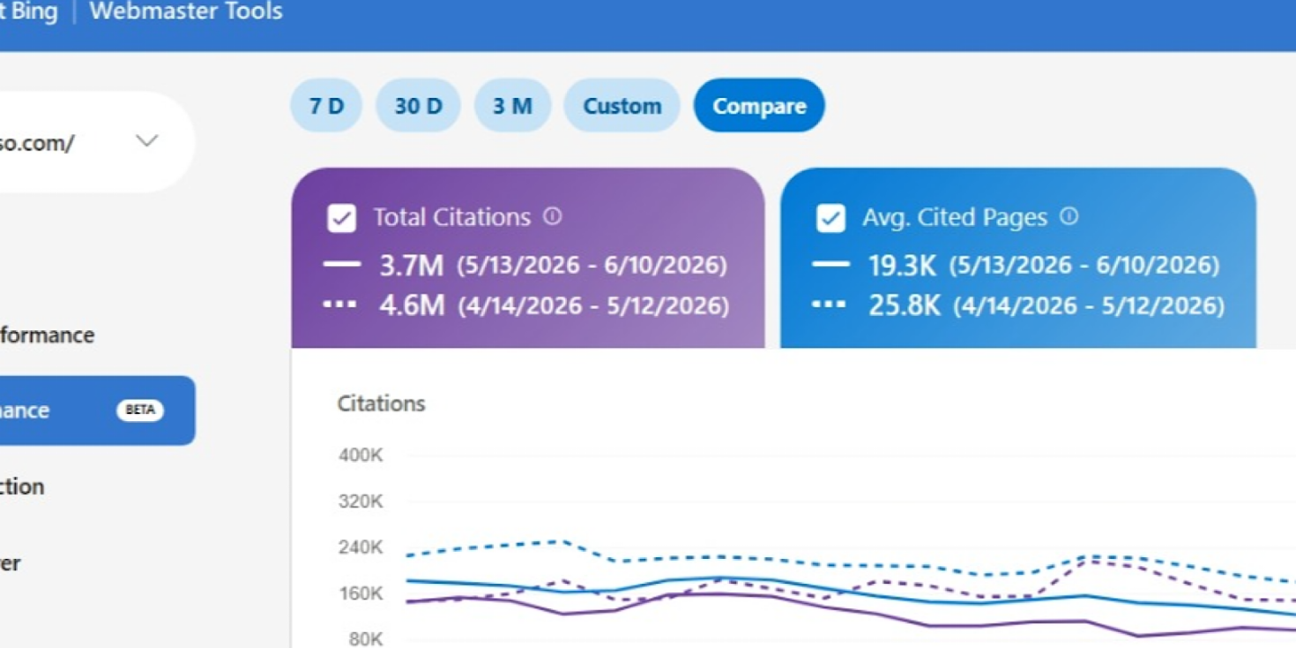 Bing Rolls Out AI Citation Share In Webmaster Tools