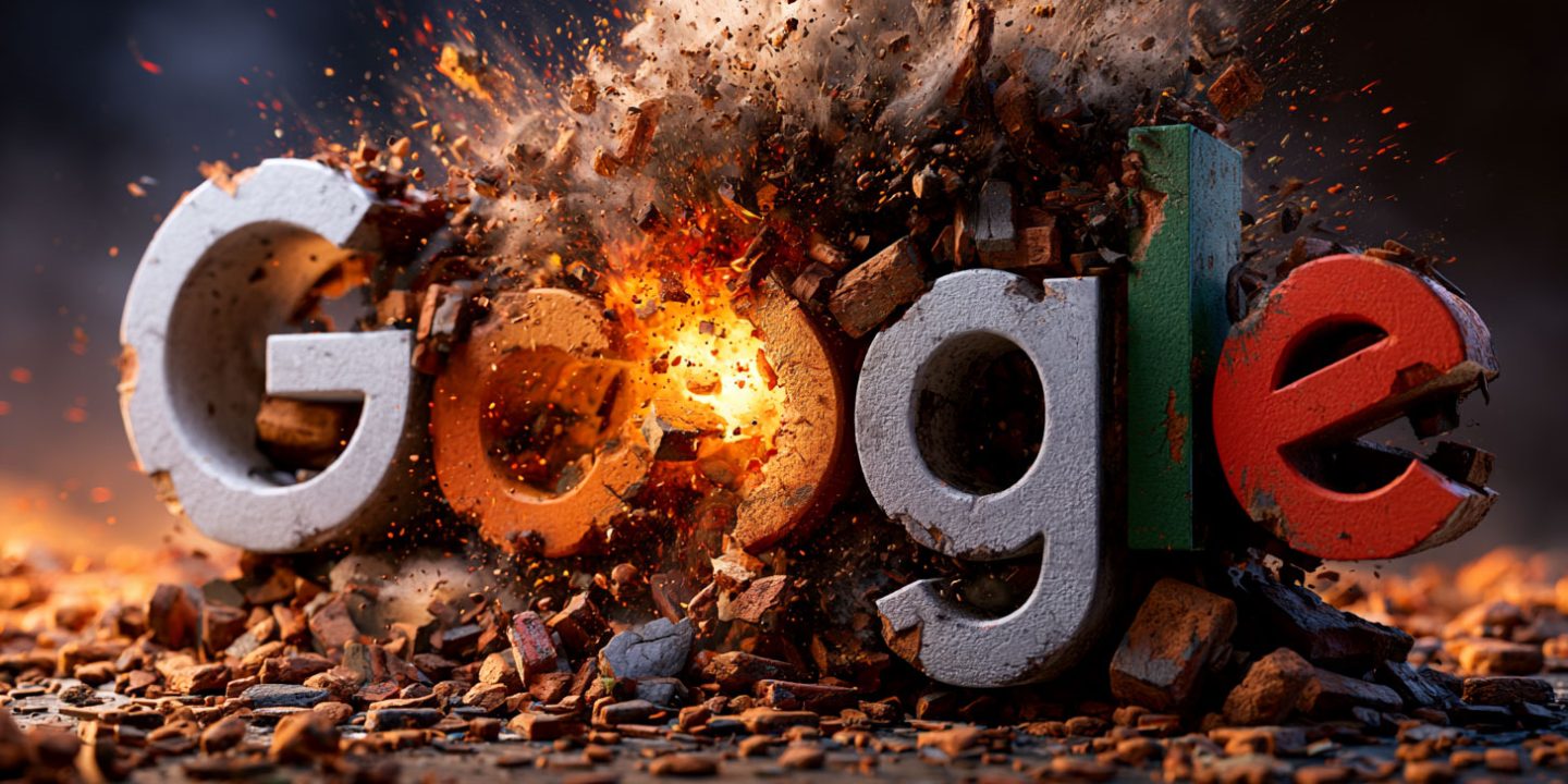 Google Logo Core Explode
