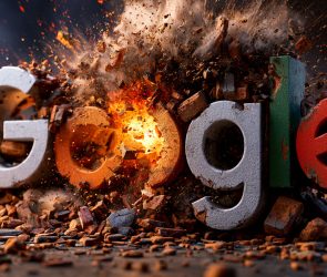 Google Logo Core Explode