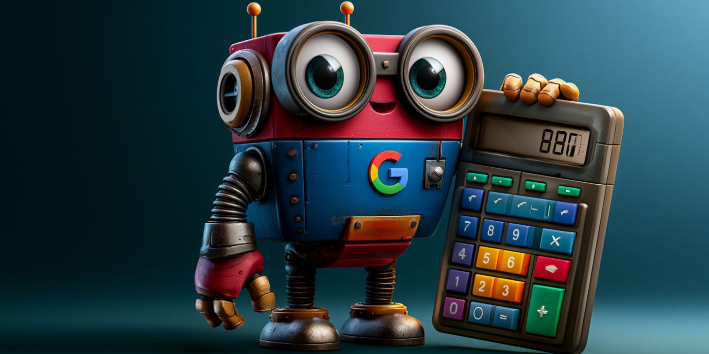 Google Robot With Calculator