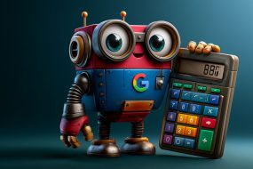Google Robot With Calculator