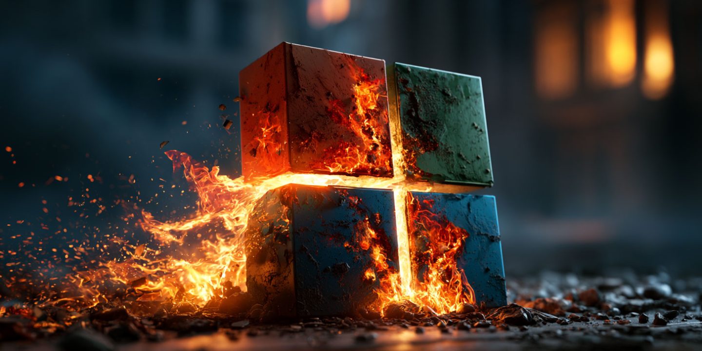Microsoft Fire Logo
