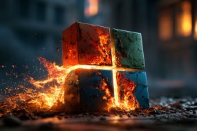 Microsoft Fire Logo