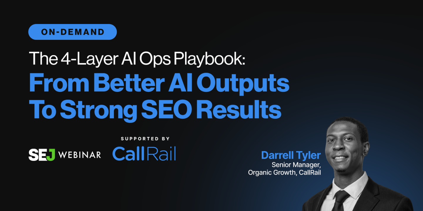 The 4-Layer AI Ops Playbook: From Better AI Outputs To Strong SEO Results
