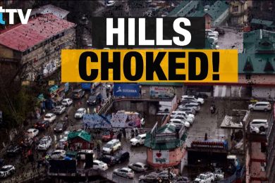 Tourist Rush Hits Hill Stations As North India Escapes Scorching Heat; Heavy Traffic Chokes Roads