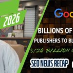 Search News Buzz Video Recap: Google Sends Billions Of Clicks From AI Search, Publisher To Block Google, $120 Billion Quarter, EU&acirc;s $1 Billion Fine &amp; More