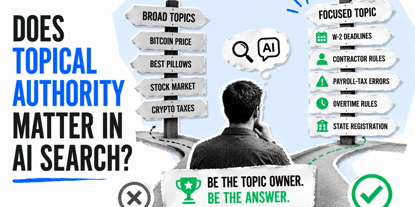 Does topical authority matter in AI search?