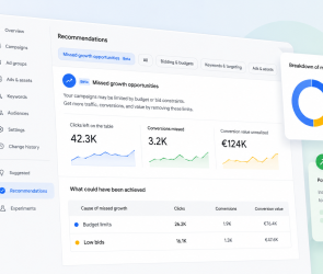 Google Ads adds missed growth estimates to the Recommendations tab