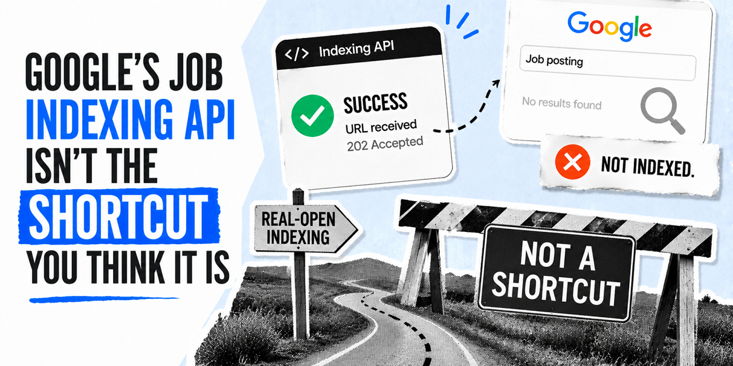 Google’s job Indexing API isn’t the shortcut you think it is