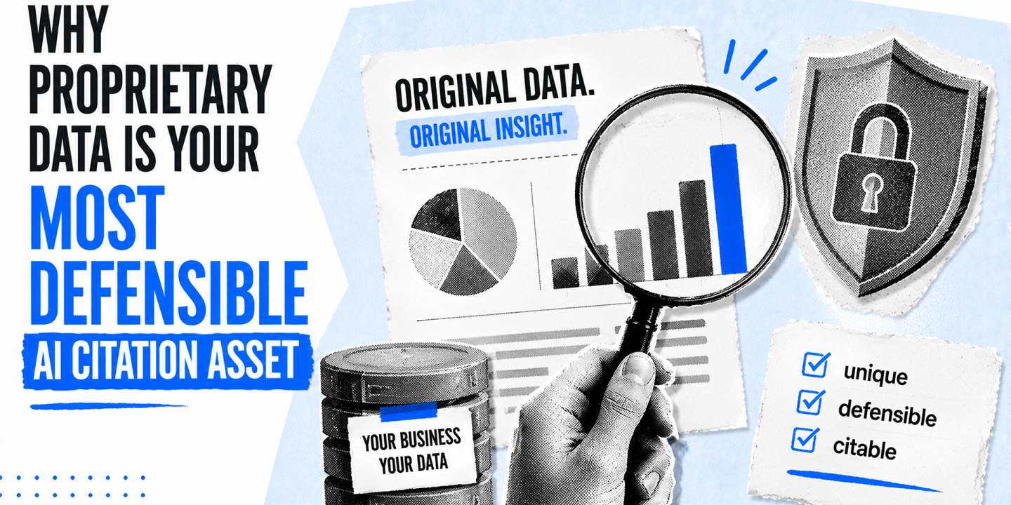 Why proprietary data is your most defensible AI citation asset