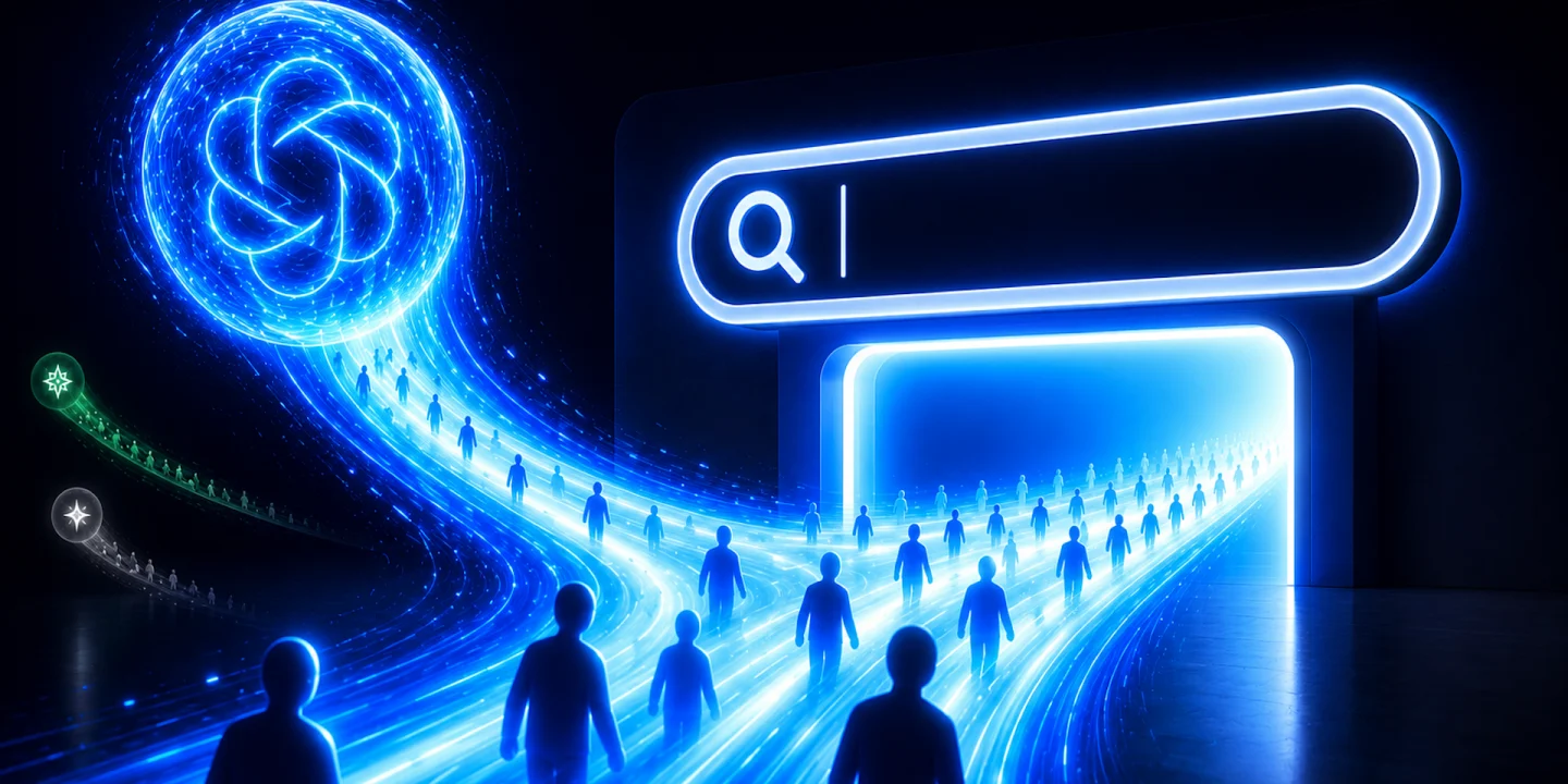 ChatGPT commands 92% of AI referral traffic. Here’s what 6.77 million sessions reveal.