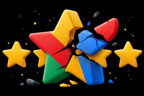 Broken Google Review Star