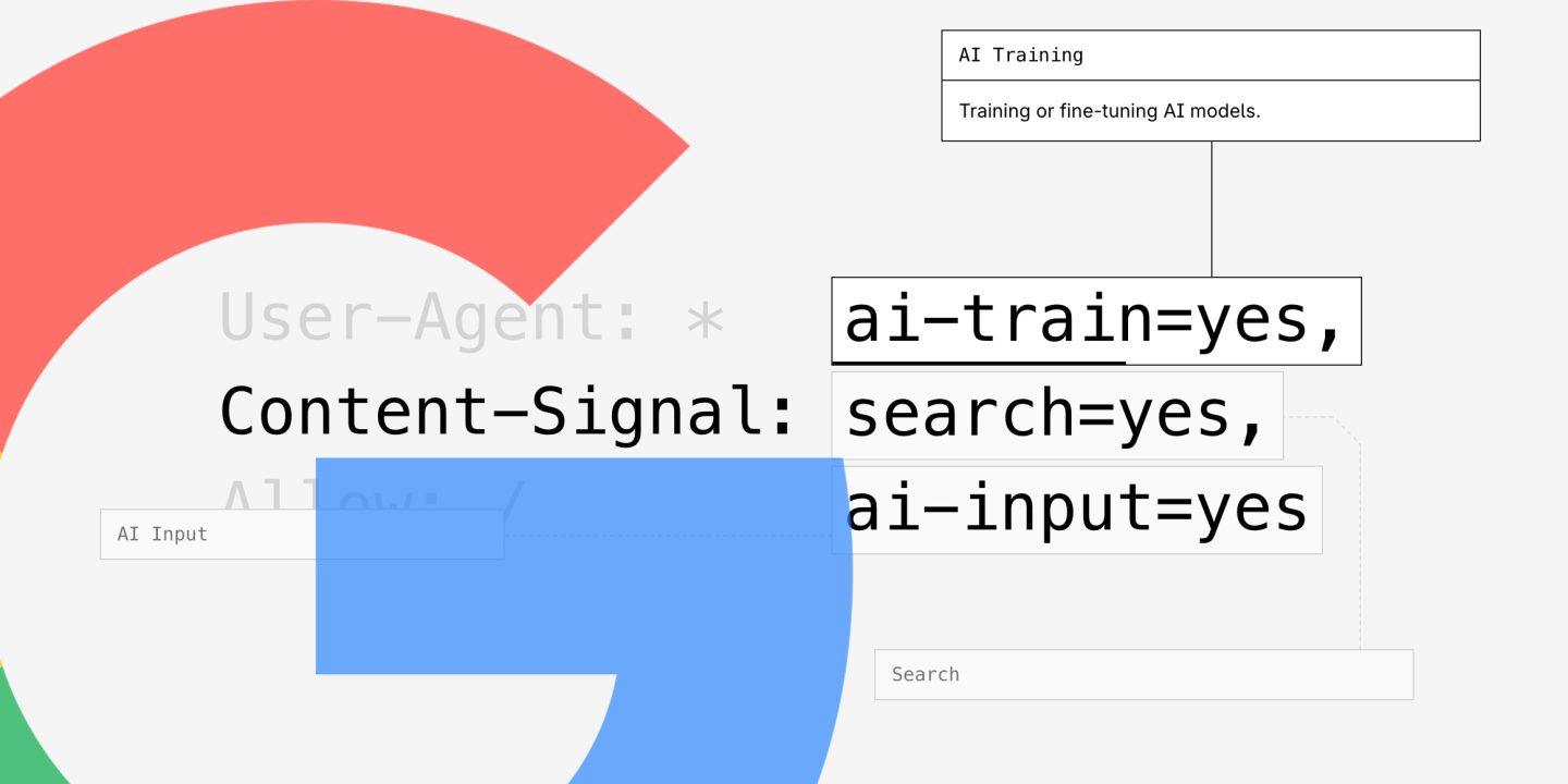 Content Signals Google Cloudflare