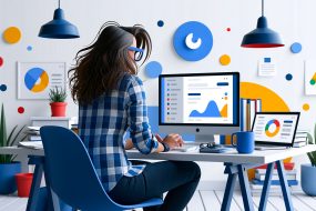 Marketer Working Desk