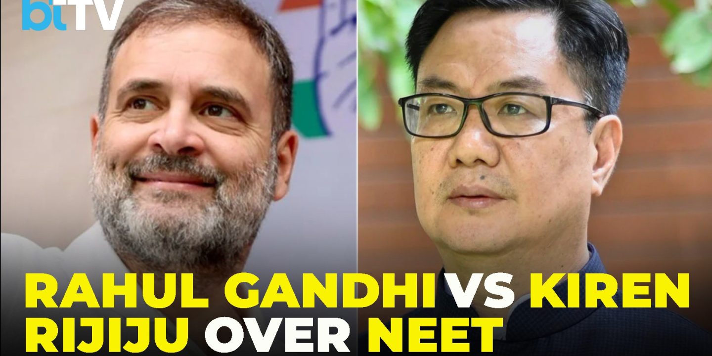 "Sack Education Minister First": Rahul Gandhi Vs Rijiju Clash Locks Parliament Over NEET Debate